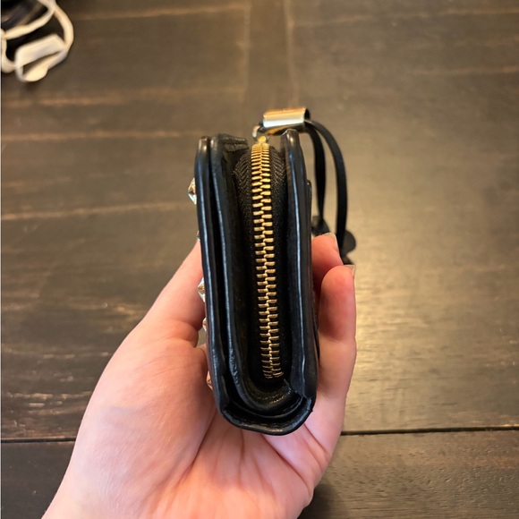 Jimmy Choo Black Star Studded Wallet - Picture 8 of 10